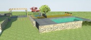 Diseo de Piscina y Pergola